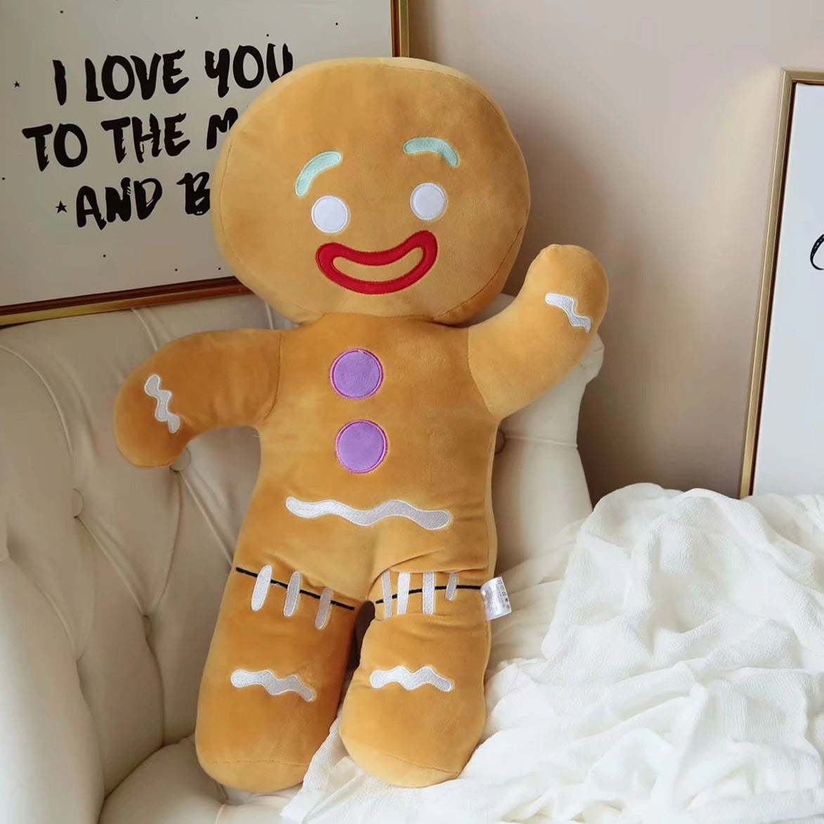 Gingerbread Plushie Teddy Plush Toy Plushie Land