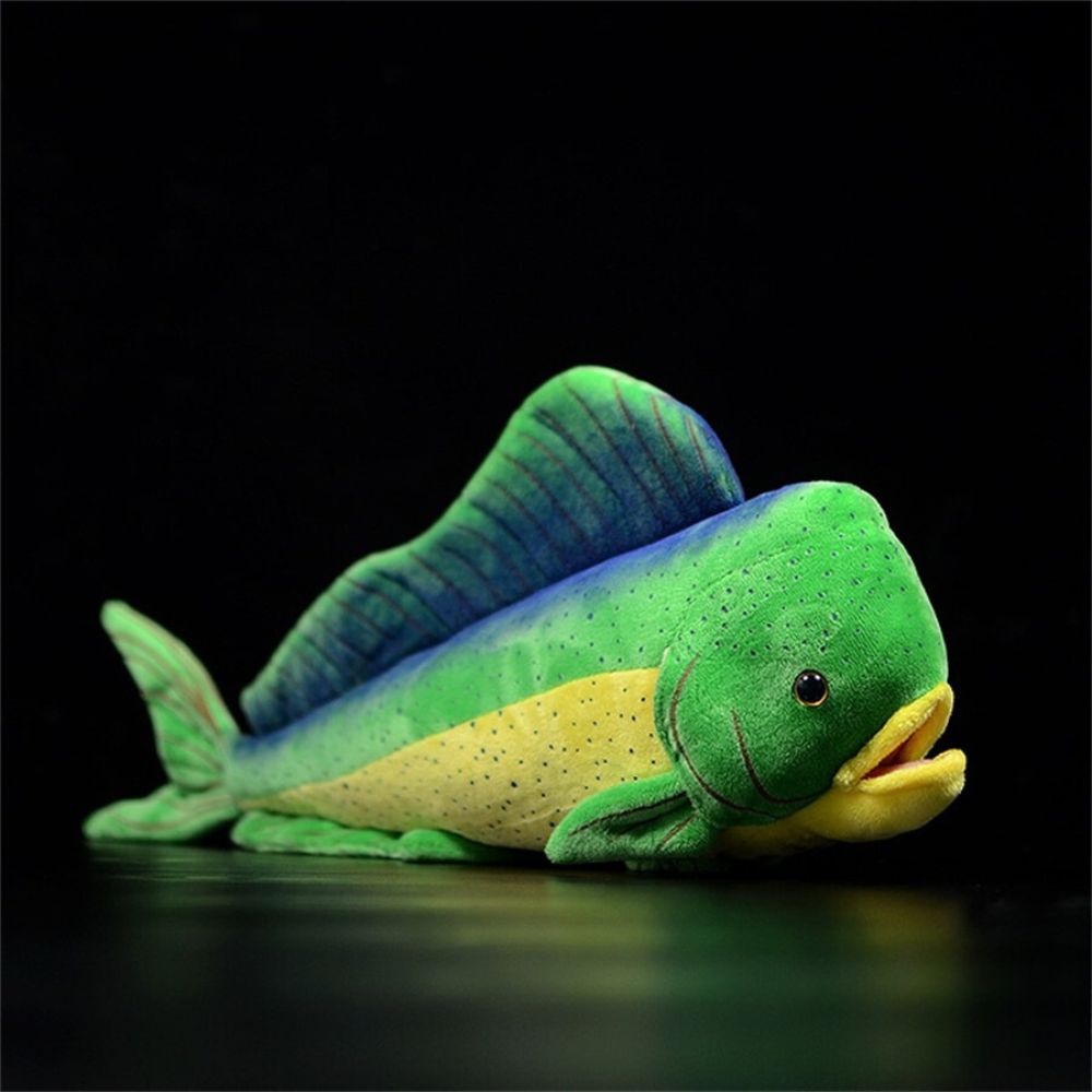 Dolphin Fish Giant Green Plush Fish Stuffed Toy