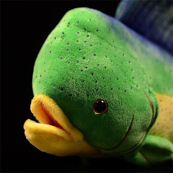 Dolphin Fish Giant Green Plush Fish Stuffed Toy