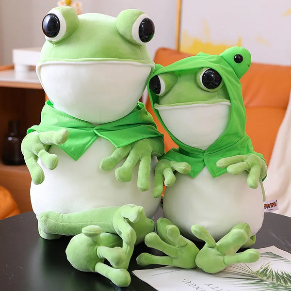 Green Googly Eye Frog Plush Toy Stuffed Animal