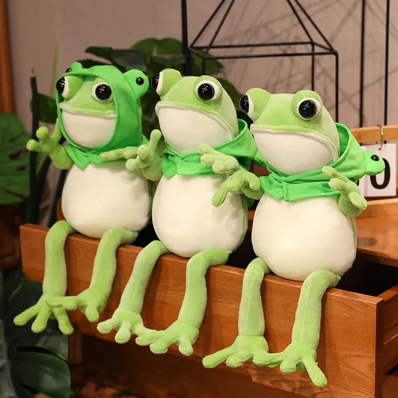 Green Googly Eye Frog Plush Toy Stuffed Animal