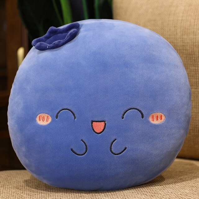 Cuddly Peach, Orange, Blueberry Plush Toy