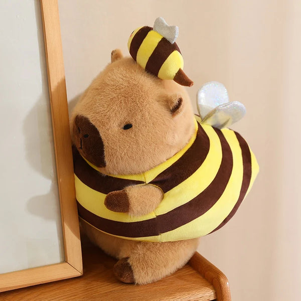 Bee Capybara Plush Stuffed Animal Toy