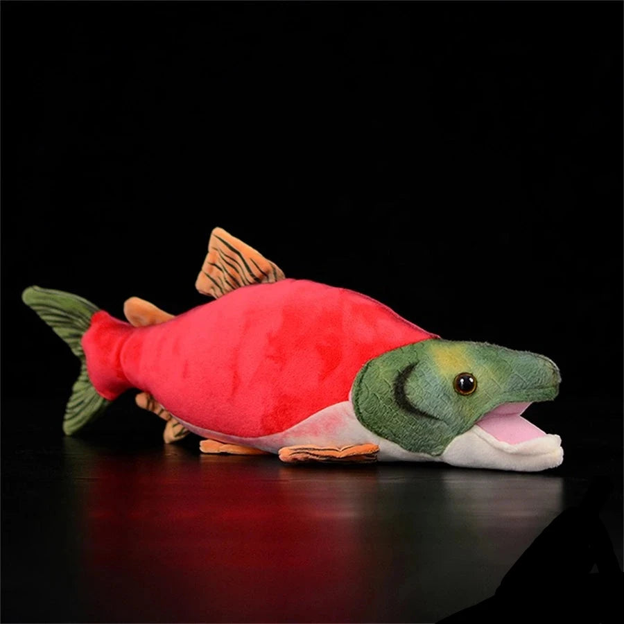 Redfish Plushie Salmon Lifelike Animals