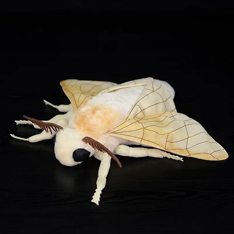 Silk Moth Lifelike Silkworm Plush Insect