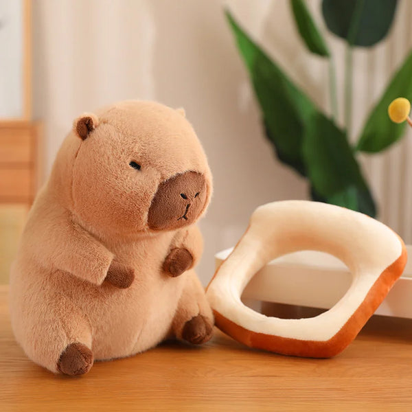 Bread Capybara Plush Stuffed Animal Toy