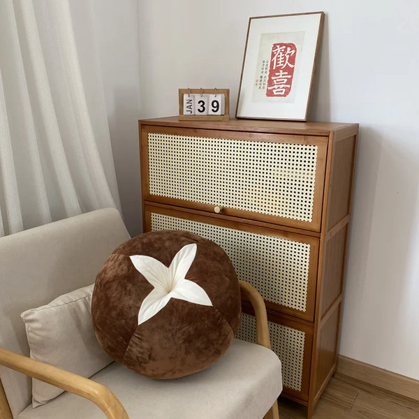 Kawaii Giant Tomato Mushroom Plush Toy