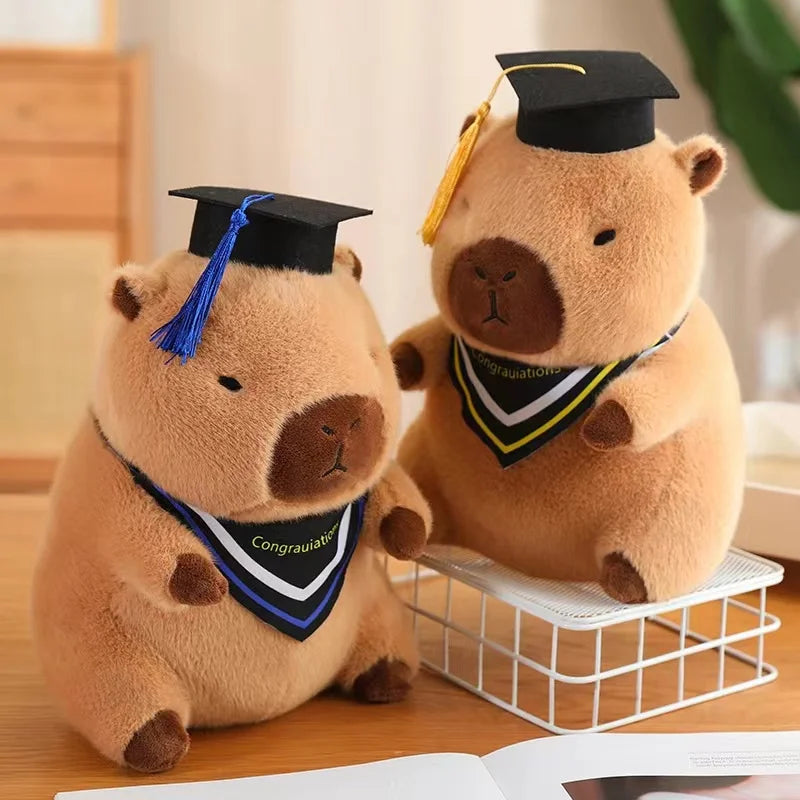 Graduate Capybara Plush Toy