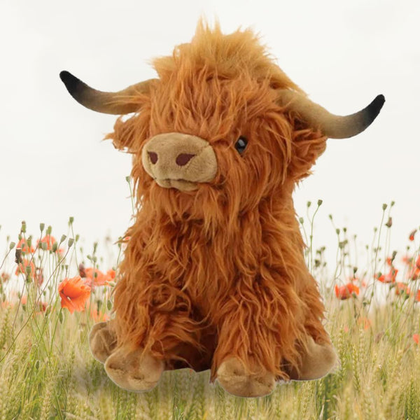 Highland Cow Plush Animal Toy Plushie 25cm