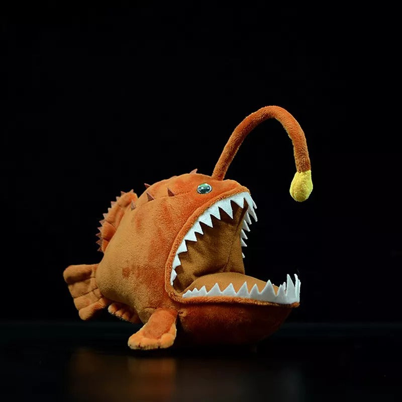 Lanternfish Animal Plush Toy Orange Fish Plushie