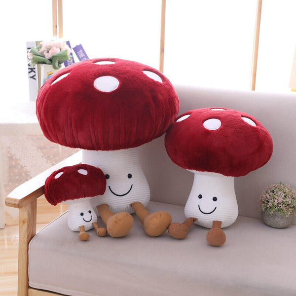 Happy Mushroom Vegetable Plush Toy Teddy