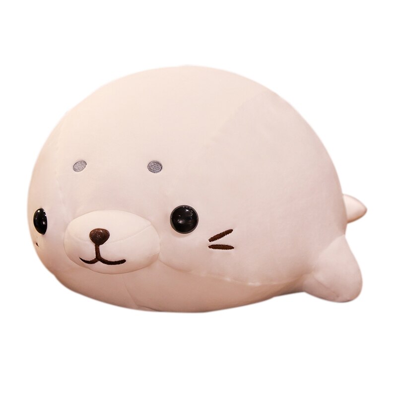 White Sea Lion Stuffed Toy Plush Animal Seal