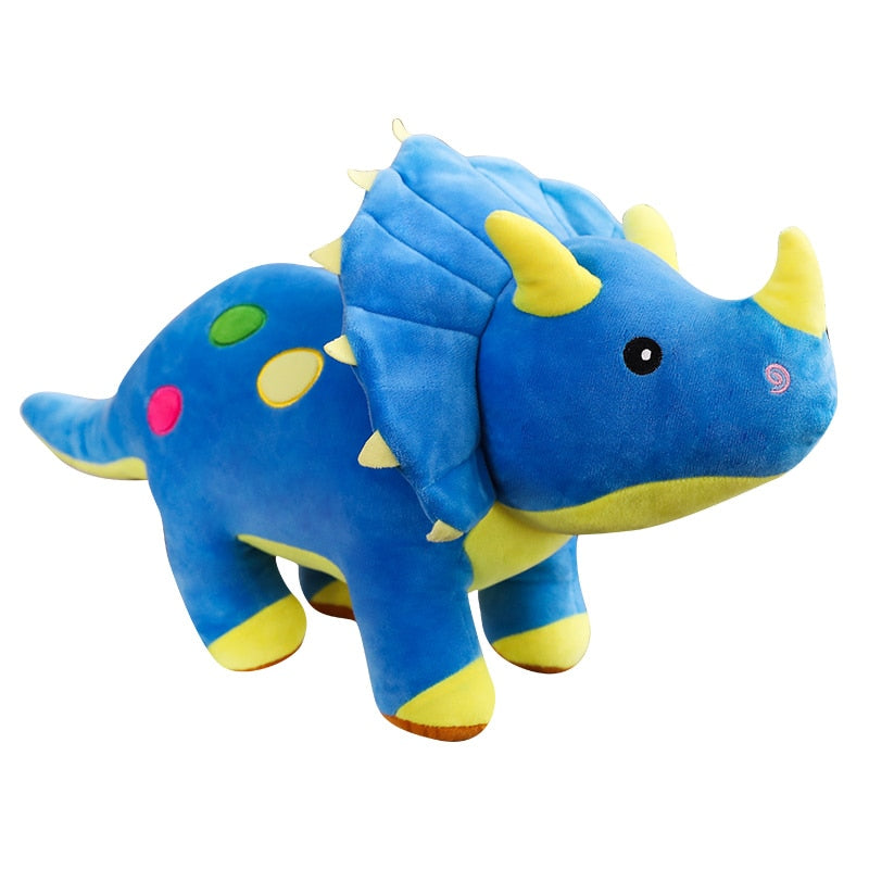 Giant Stegosaurus Dinosaur Blue Green Plush Soft  Stuffed Toy