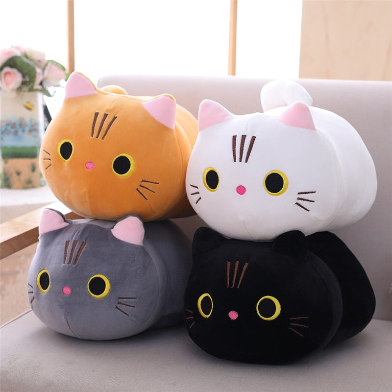 Soft Cat Plush Pillow Kawaii Stuffed Toy
