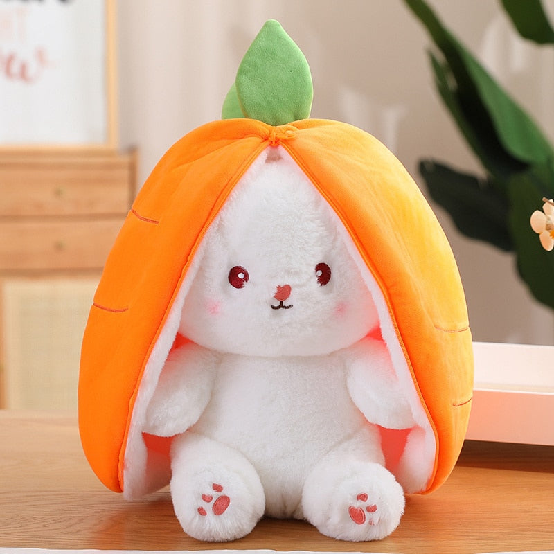 Strawberry Carrot Bunny Rabbit Stuffed Toy Plush