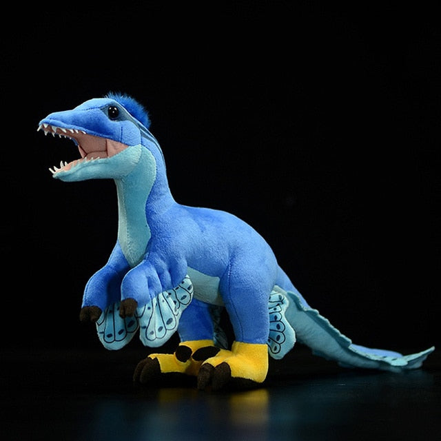 Blue Microraptor Dinosaur Plush Toy
