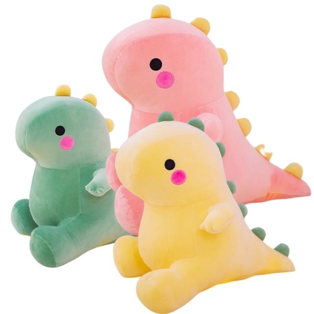 Dinosaur Super Soft Plushies Pink Toy Teddy