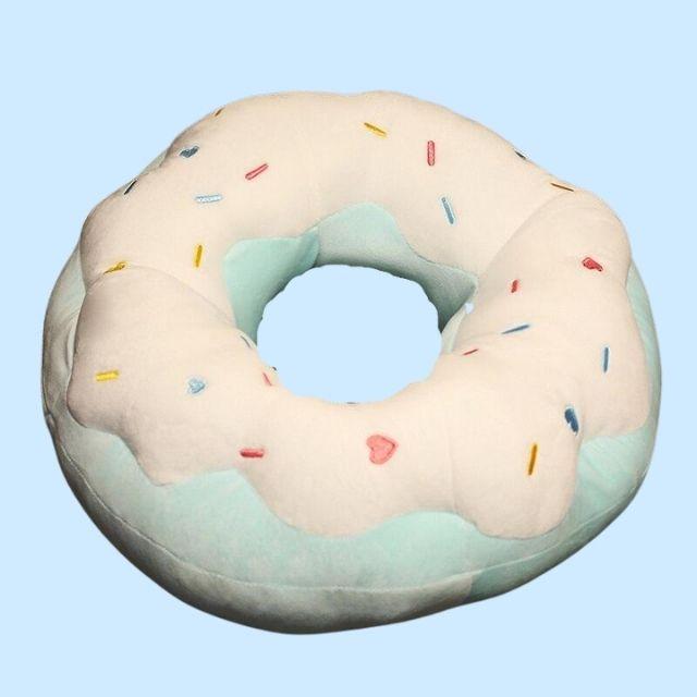 Iced Doughnut Cushion Plush Teddy - Yililo