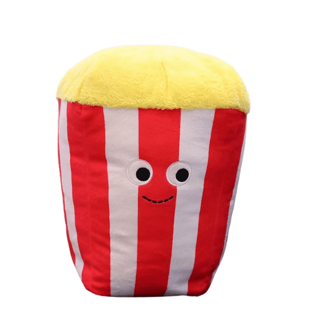 Popcorn Bucket Plushie Soft Toy Plush