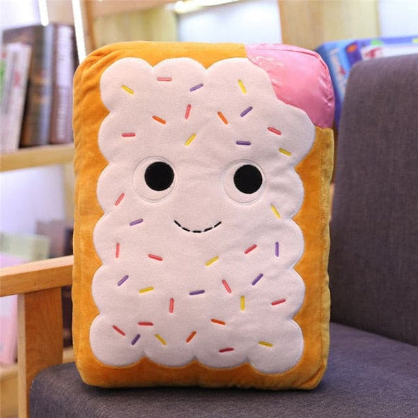 Cake Slice Plushie Tart Plush Pillow Toy