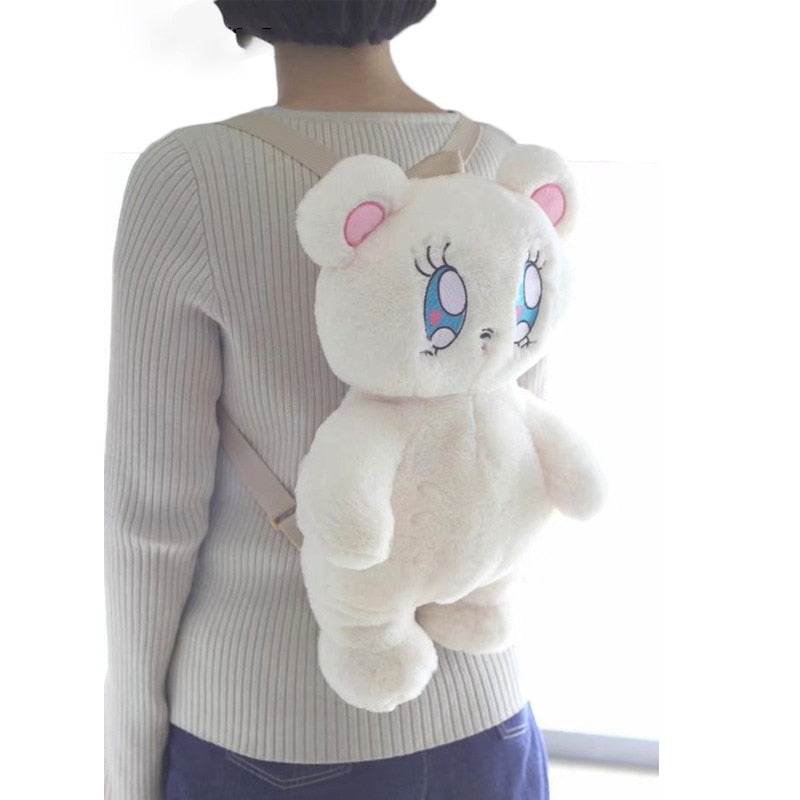 Plush bear backpack best sale