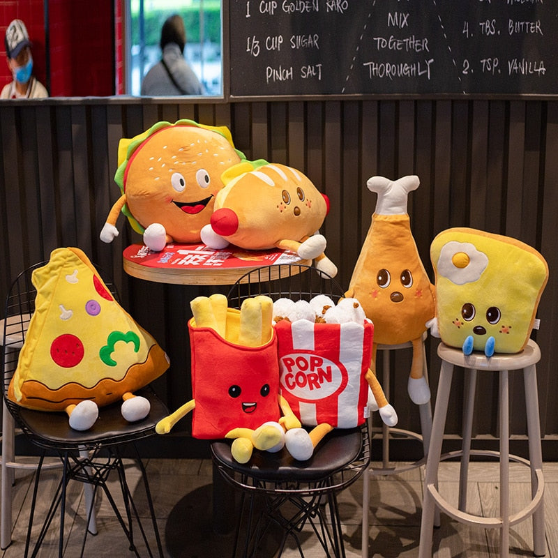Fast Food Character Plush Cartoon Stuffed Toy Teddy