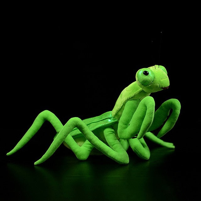 Lifelike Plushie Pink Orchid Praying Mantis Plush Toys