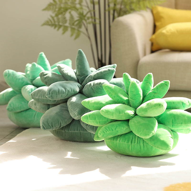 Green Succulent Plant Plush Stuffed 45cm