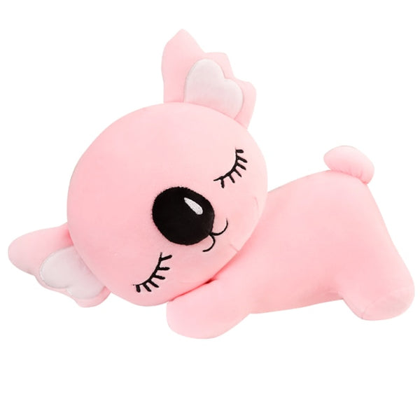 Sleepy Koala Plushie Pink Grey Plush Toy